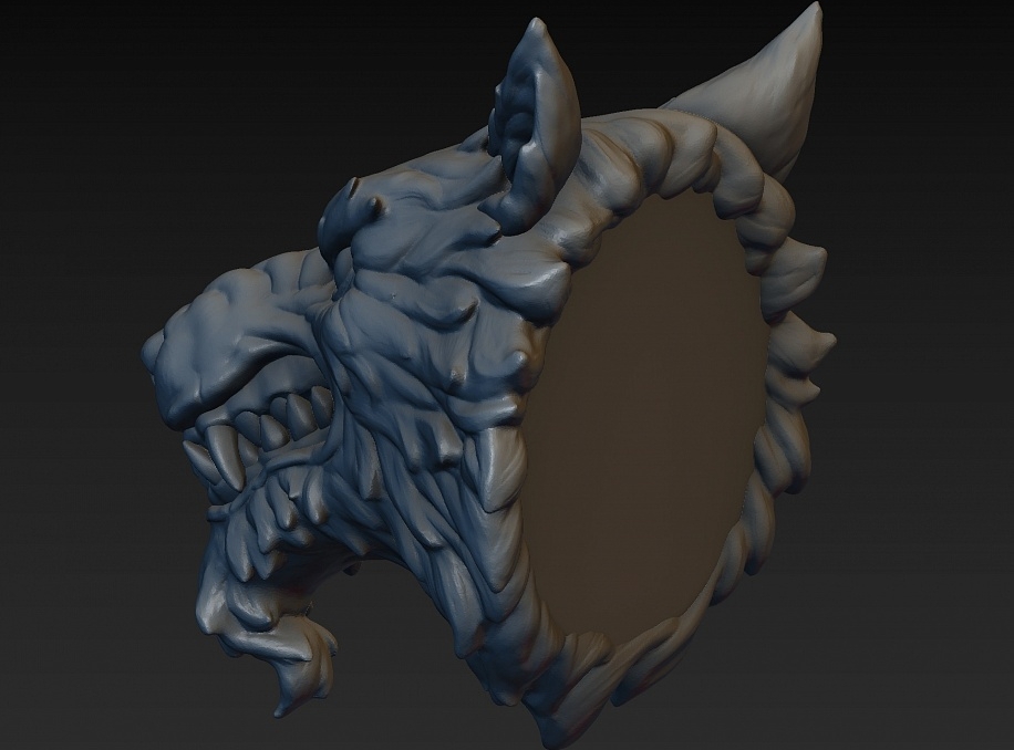 Голова волка