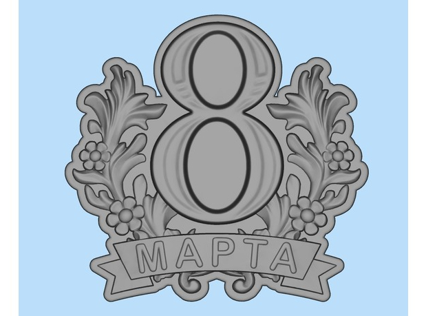 Что напечатать на 3д принтере к 8 марта