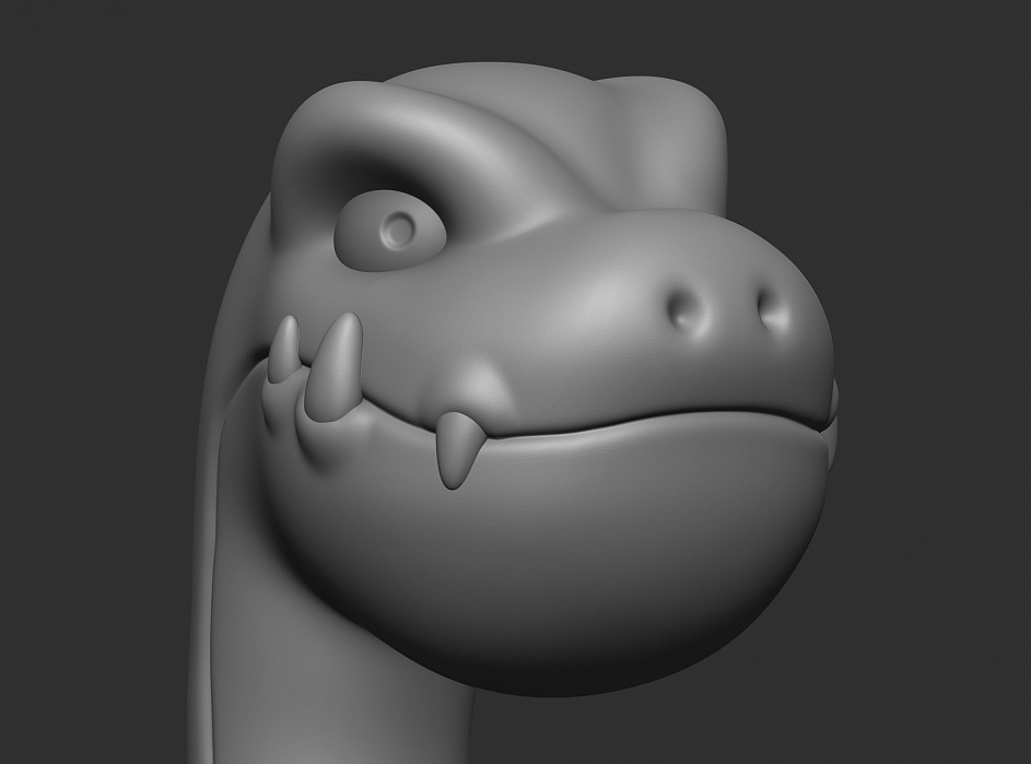 Мультяшный динозавр