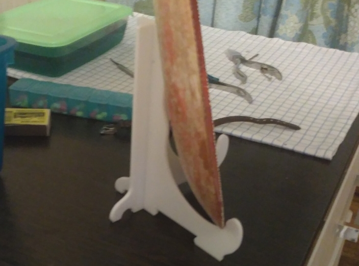 dekoratif tabak için stand (Plastik Aparattır!!!)