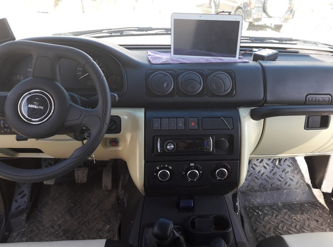 Kalina 2'den UAZ Patriot'a (12g'ye kadar) buz çözücü adaptörü. (Plastik Aparattır!!!)