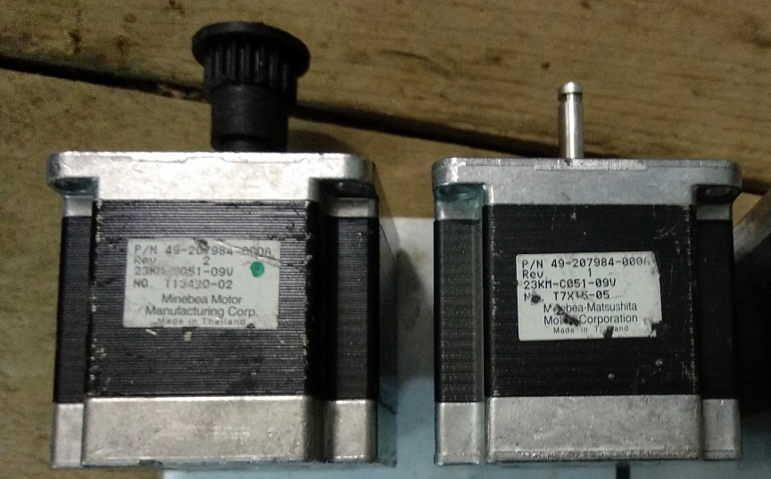 Шаговые двигатели nema 23 б/у