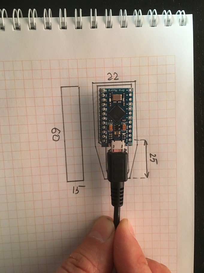 Нужно отрисовать БОКС под флешку (STL) для печати (полная версия)