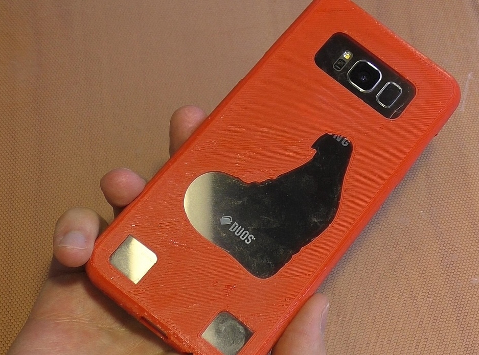 Bekleme kutulu Samsung S8+ kılıfı (Plastik Aparattır!!!)