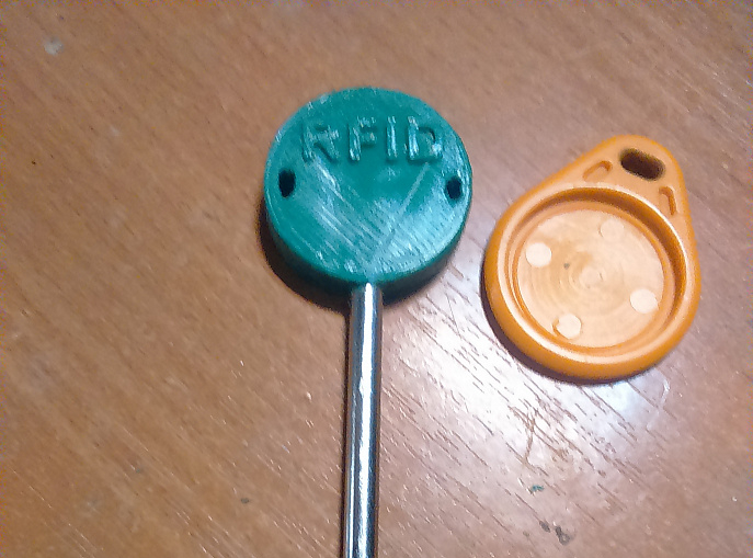 RFID interkom etiketli kapı kilidi anahtarı kafası. (Plastik Aparattır!!!)