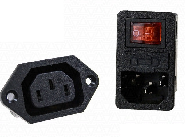 Корпус Разъема питания сетевого IEC 320