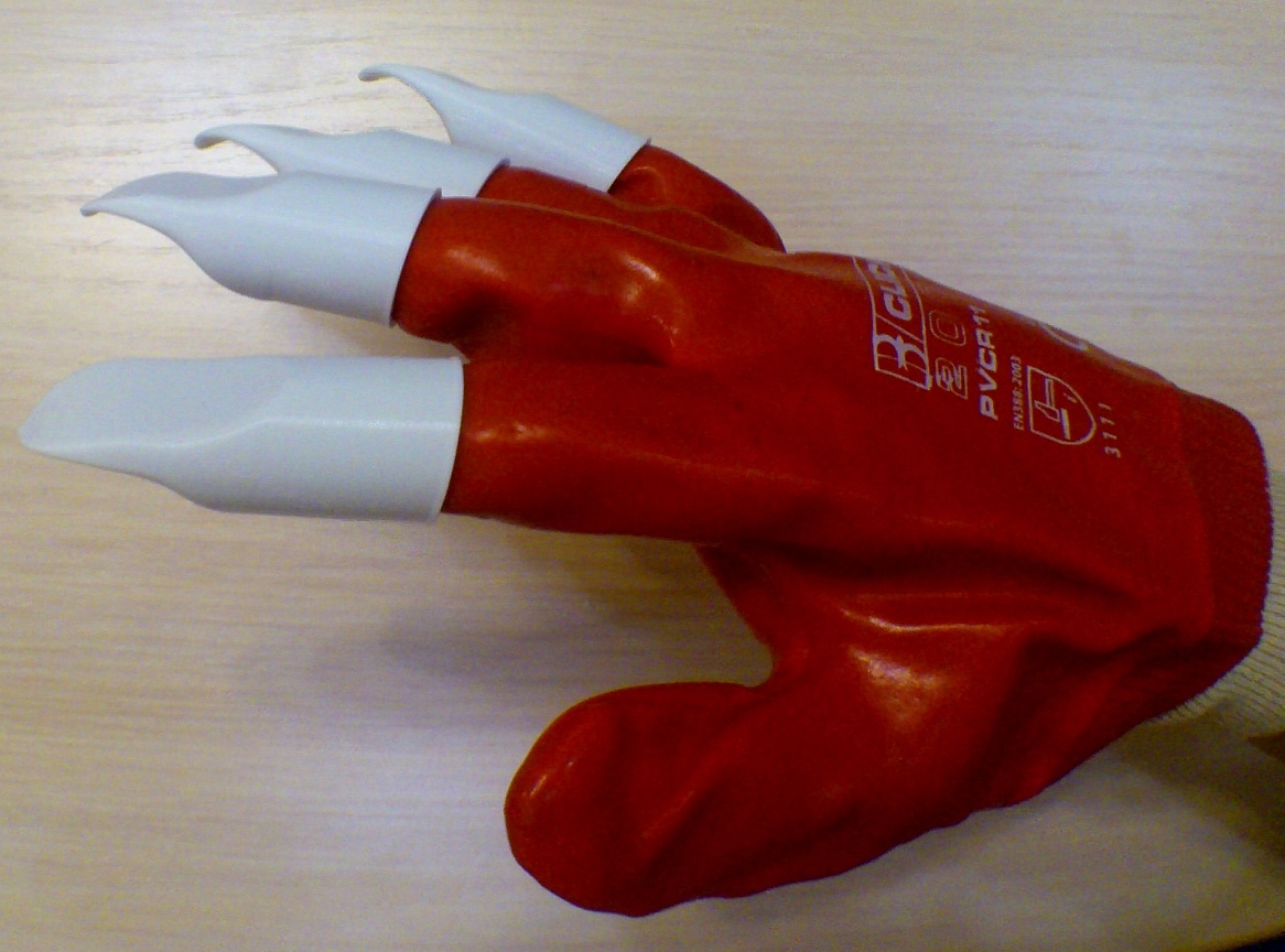 Bahçe eldivenleri için pençe (Plastik Aparattır!!!)