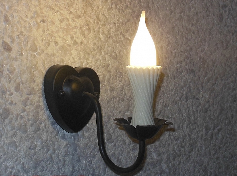 Aplikler ve avizeler için kukla mumlar (Plastik Aparattır!!!)