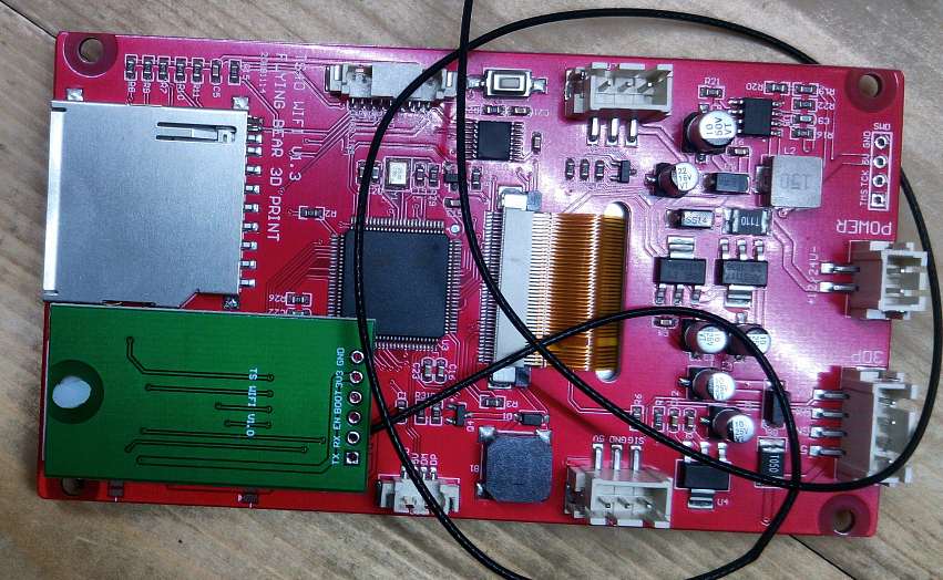 Экран для 3д принтера / 3d printer screen TS40