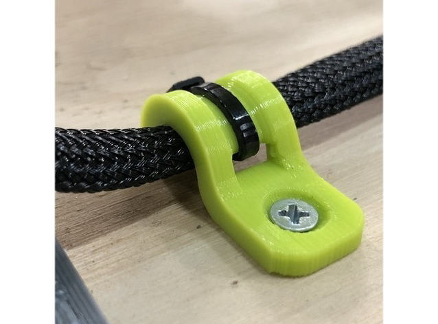 Kendinden kılavuzlu kablo sabitleme. (Plastik Aparattır!!!)