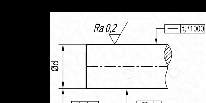 Вал линейного перемещения 10 мм