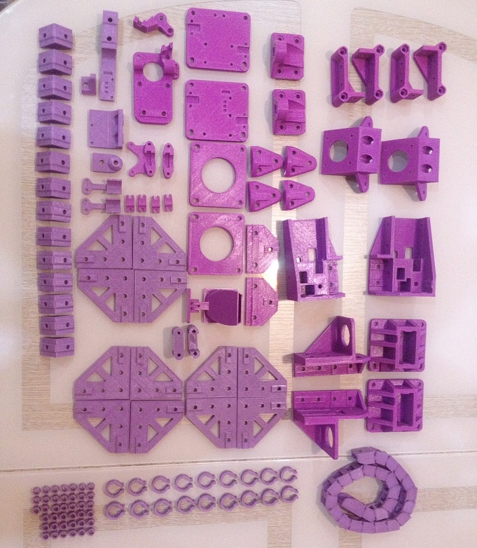 Пластиковые детали для D-Bot CoreXY