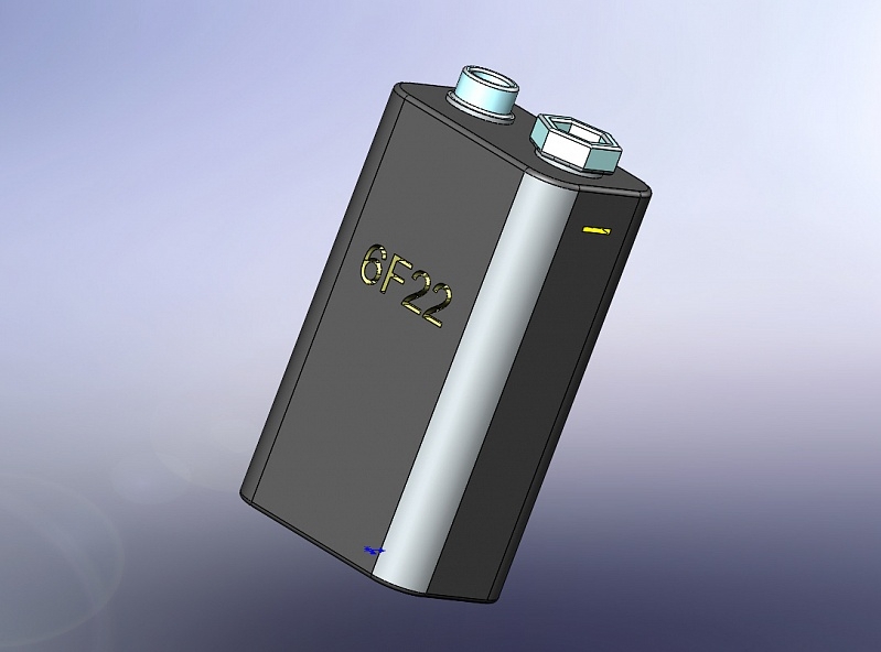 3д модель батареек