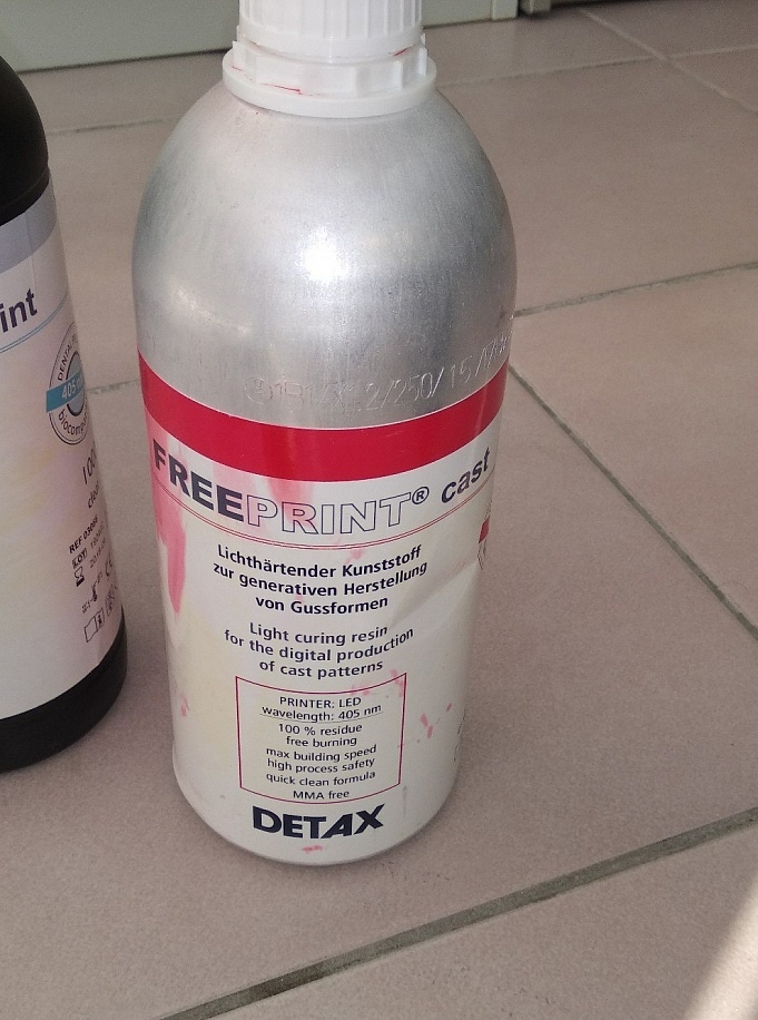 Продам фотополимер Formlabs castable/ Detax Splint/ Detax Cast