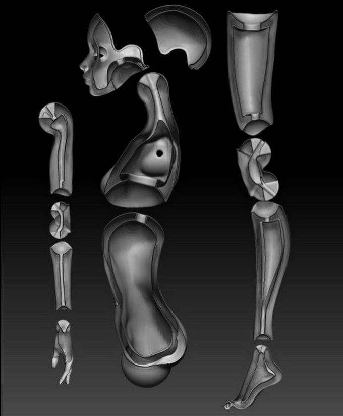 Порезать модель