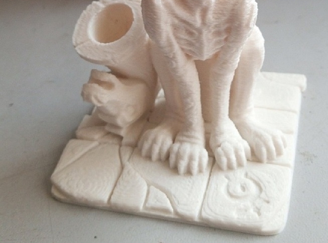 Кот чеширский не раскарашенный из ABS белый