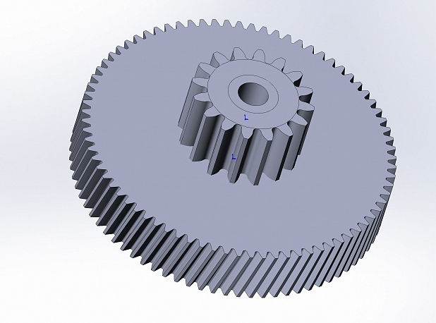 Шестерня мясорубки 3д модель