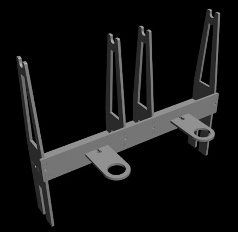 Держатель двух катушек филамента для 3D принтера Prusa i3