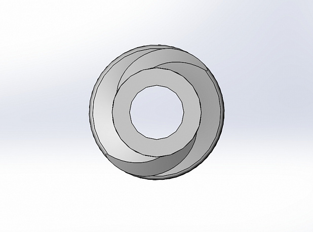 Червяк редуктора привода дверей лифта №1