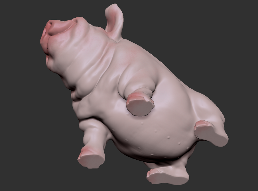 СВИНЬЯ 2019, 3д модель, Символ наступающего года..