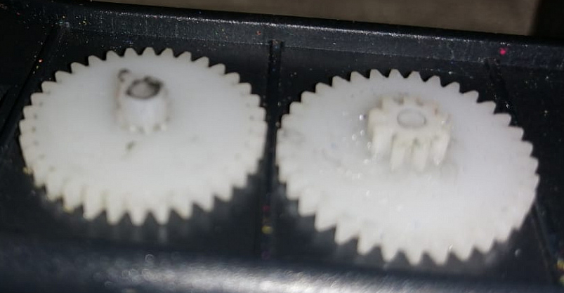 печать шестерни от детской точилки
