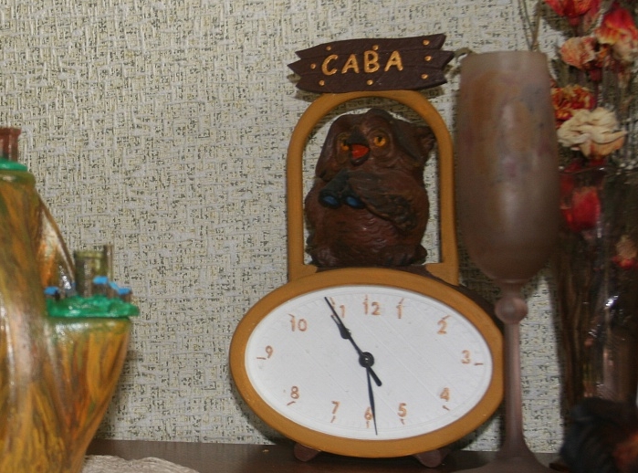 Часы сова 