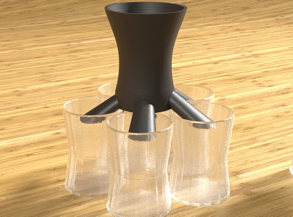 3 ve 5 bardak için votka dökücü (Plastik Aparattır!!!)