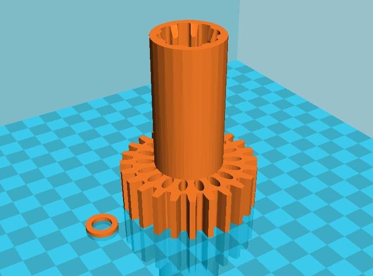 Kıyma makinesi dişlisi BRAUN POWER PLUS (Plastik Aparattır!!!)