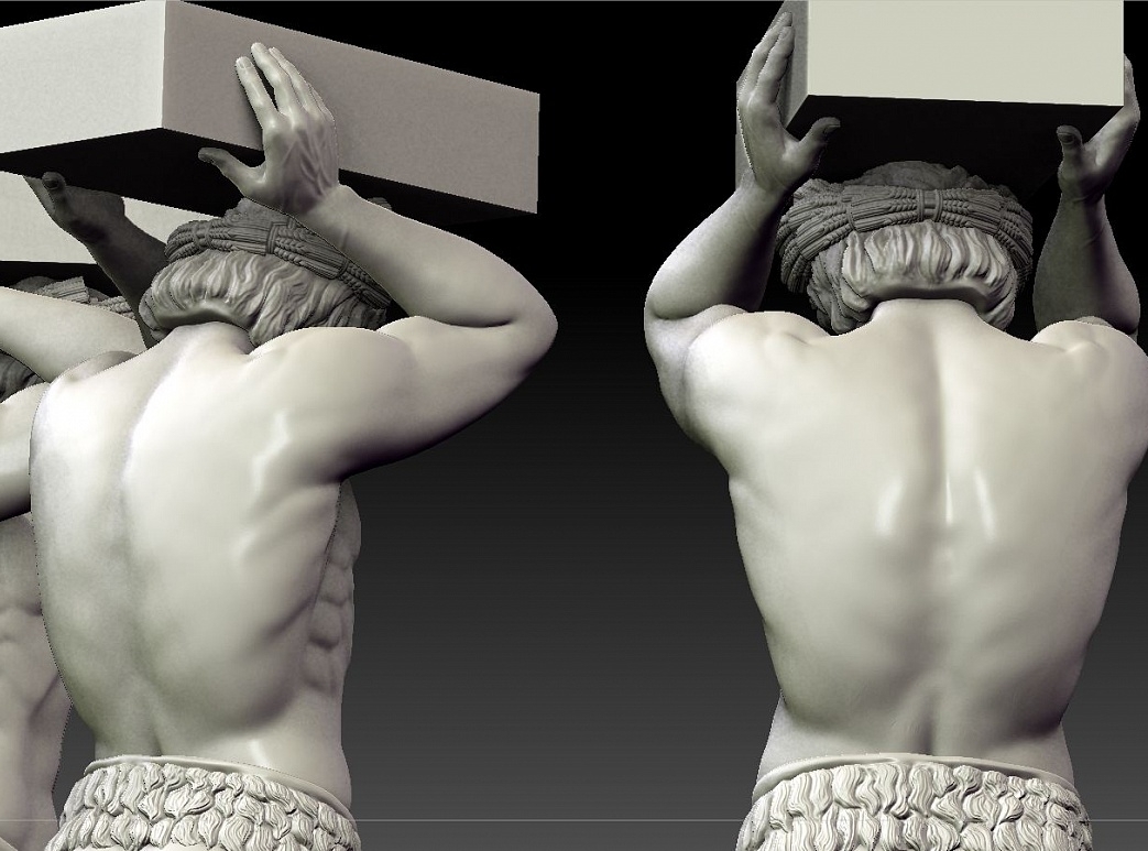 атланты Эрмитажа