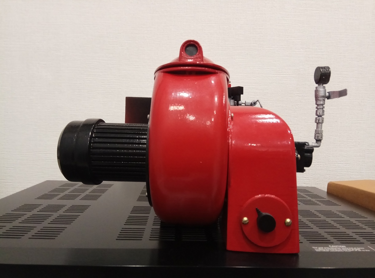 Макет комбинированной горелки мощностью 630 кВт.