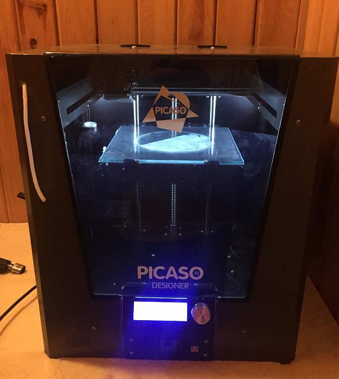 Продам принтер Picaso 3d designer +15 кг пластика