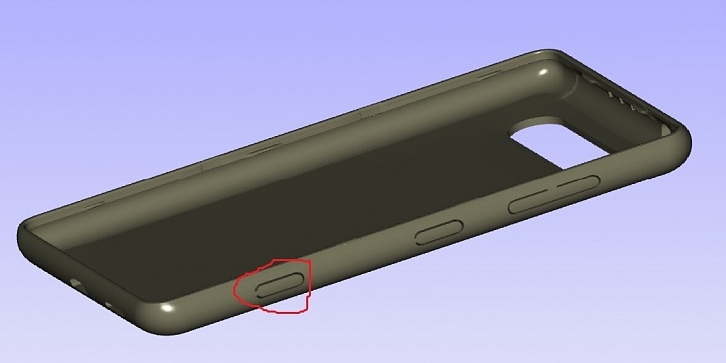 Редактирование STL модели крышки телефона