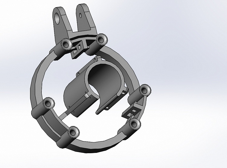 Enstrümantal mikrofon için SPIDER 1 inç (22-25 mm) (Plastik Aparattır!!!)