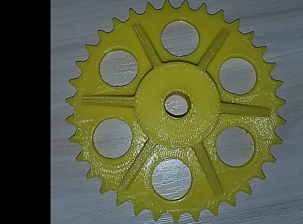 9.525 zincir için dişli 35 diş (Plastik Aparattır!!!)