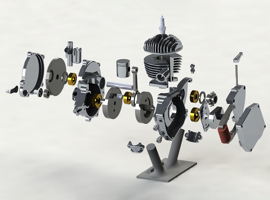 Двигатель Д6 масштаб 1:1