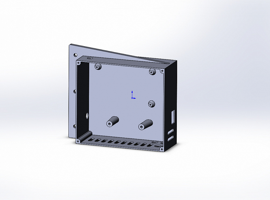 mega+rams1.4+solid state röle kartları için muhafaza (Plastik Aparattır!!!)