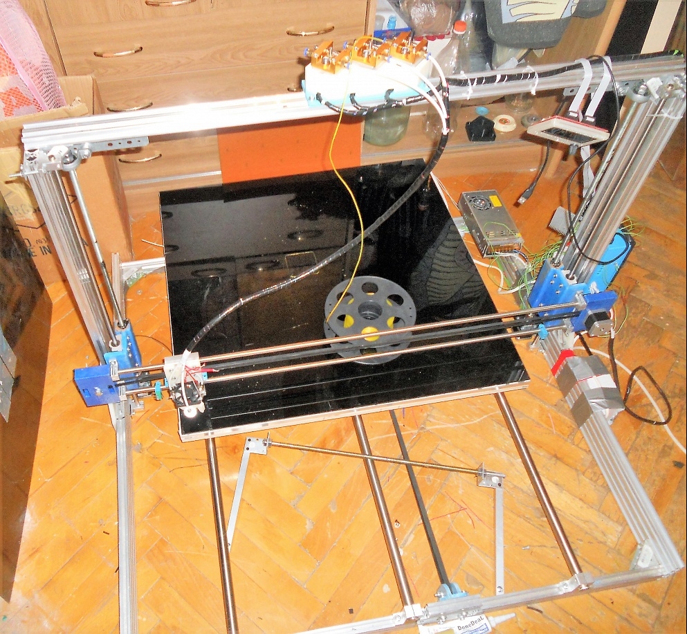 3D ПРИНТЕР.С.ОГРОМНЫМ РАБОЧИМ ПОЛЕМ