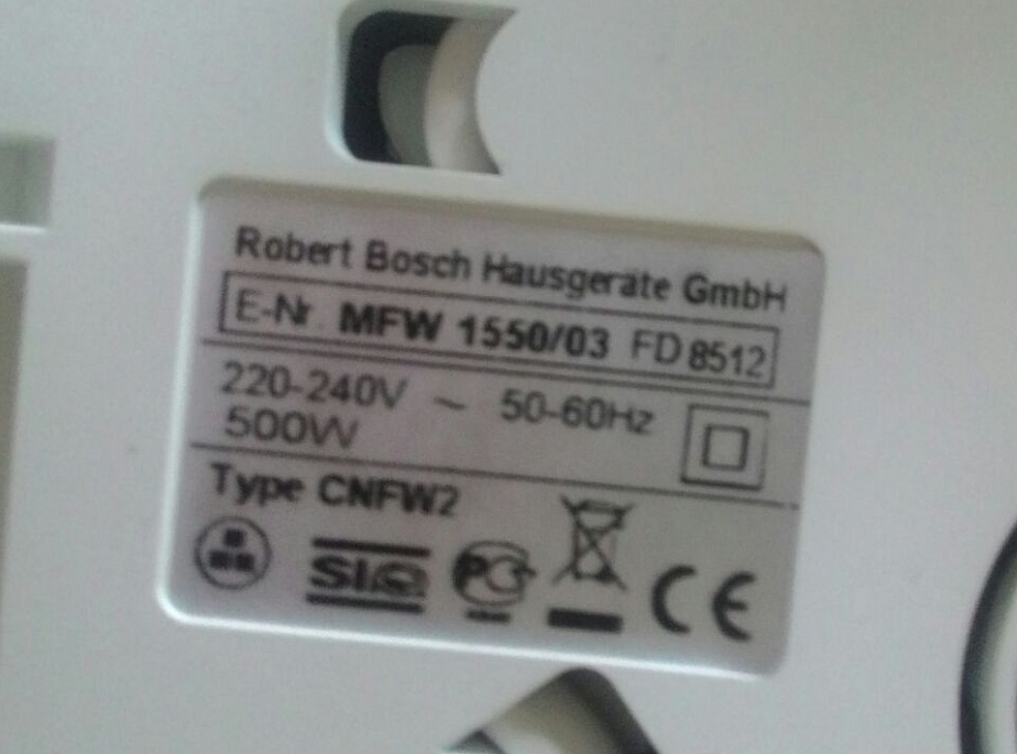 Bosch 1550 kıyma makinesi şanzıman (Plastik Aparattır!!!)