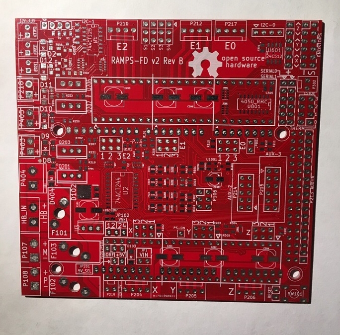Плата Ramps-FD V2 