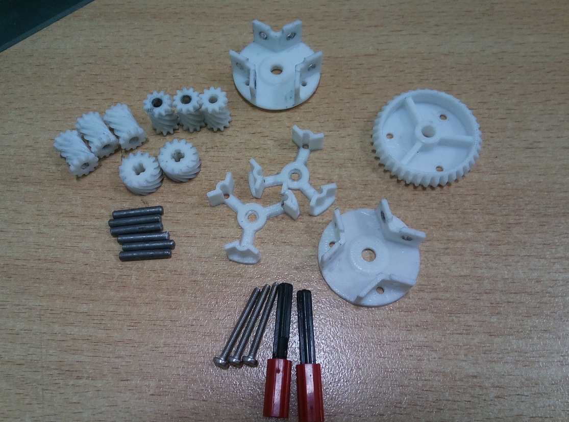 3d модель Дифференциал типа Torsen - LEGO для 3d принтера - скачать ...