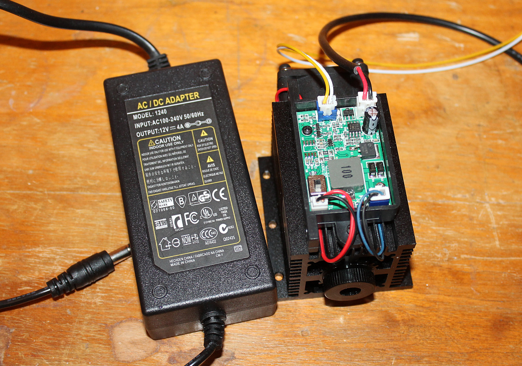 Продам лазер 15ватт 450nm ttl