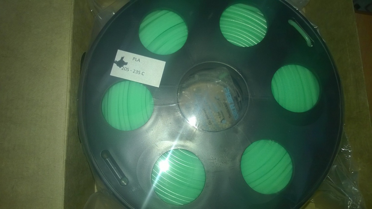 PLA Bestfilament салатовый 1кг. 2,85