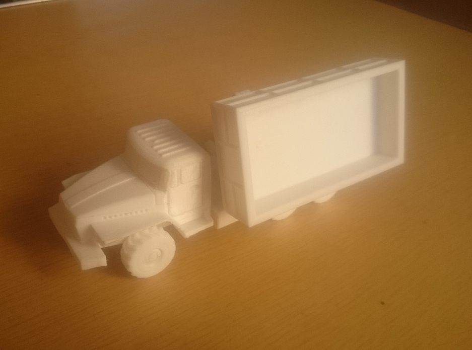 Ural kamyonu. STL+SolidWorks+fotoğraf (Plastik Aparattır!!!)