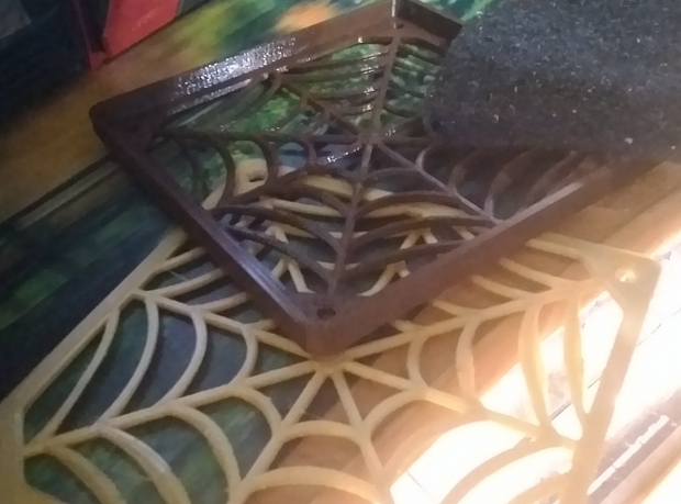 Filtreli fan ızgarası 120 x 120 mm! (Plastik Aparattır!!!)