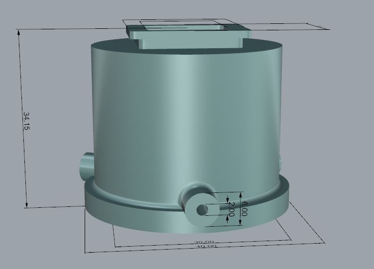 Распечатать модель.