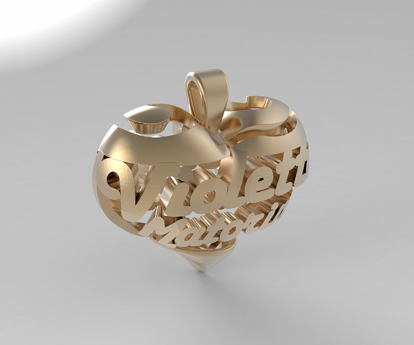 Нужна SLA печать кулон-сердце