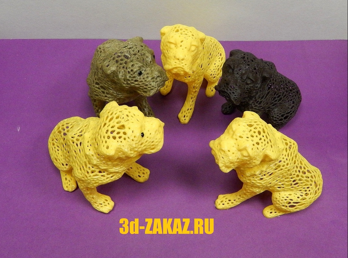 Cобака символ 2018 года, дизайн Voronoi