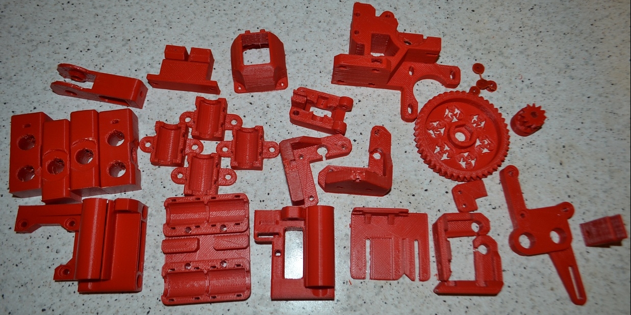 Продаю набор пластиковых деталей для Prusa i3 