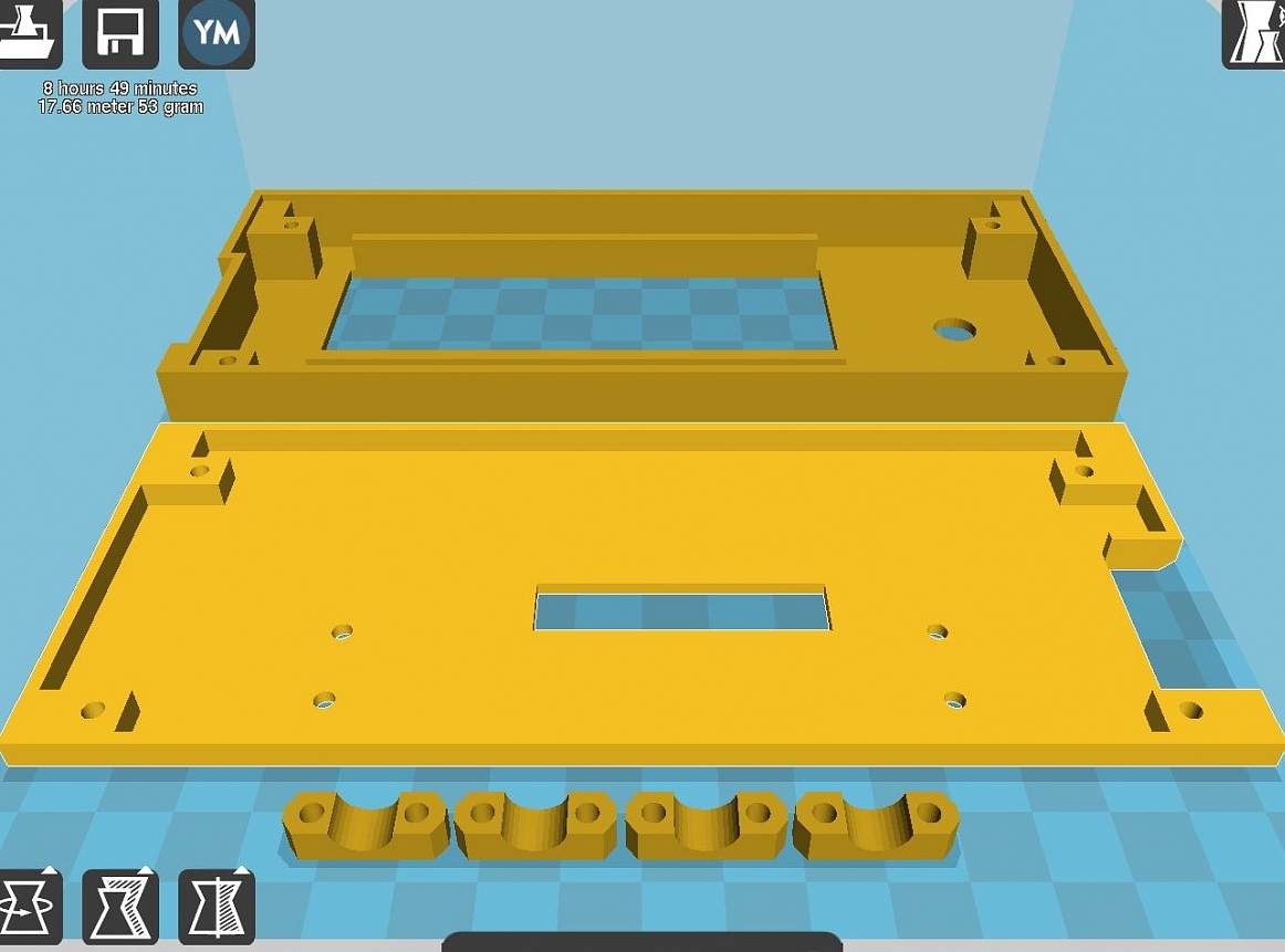 Корпус д3. 3d модель корпус tm618h. Корпус для LCD 2004. LCD 2004 STL. 3d корпус для secu3.