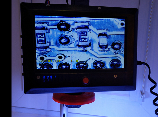 Mikroskop merceği için yuvarlak LED ışık. (Plastik Aparattır!!!)